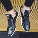 DIAMOND HI-TOP METALLIC SNEAKERS