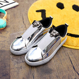 DIAMOND DELUXE SLIP-ON METALLIC SNEAKERS