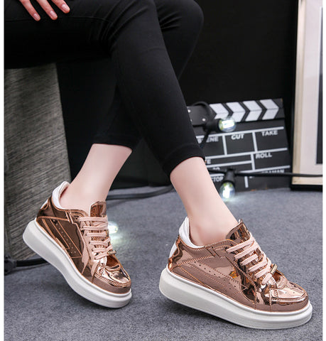 NGOUX EXCLUSIVE METALLIC SNEAKERS