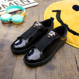 DIAMOND DELUXE SLIP-ON METALLIC SNEAKERS