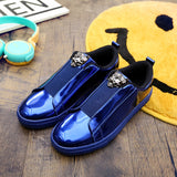 DIAMOND DELUXE SLIP-ON METALLIC SNEAKERS