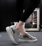 NGOUX EXCLUSIVE METALLIC SNEAKERS