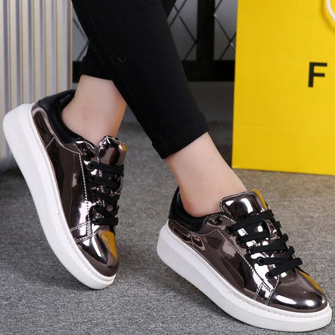 LAKISHA EXCLUSIVE METALLIC SNEAKERS