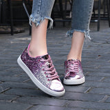 ARMS WOMEN GLOSSY SNEAKERS
