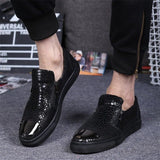 SNAKE LUXURY METALLIC SNEAKERS