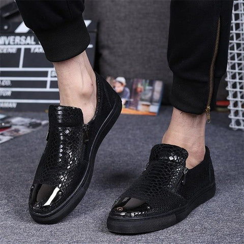 SNAKE LUXURY METALLIC SNEAKERS