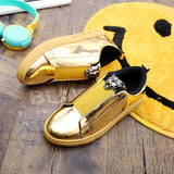 DIAMOND DELUXE SLIP-ON METALLIC SNEAKERS